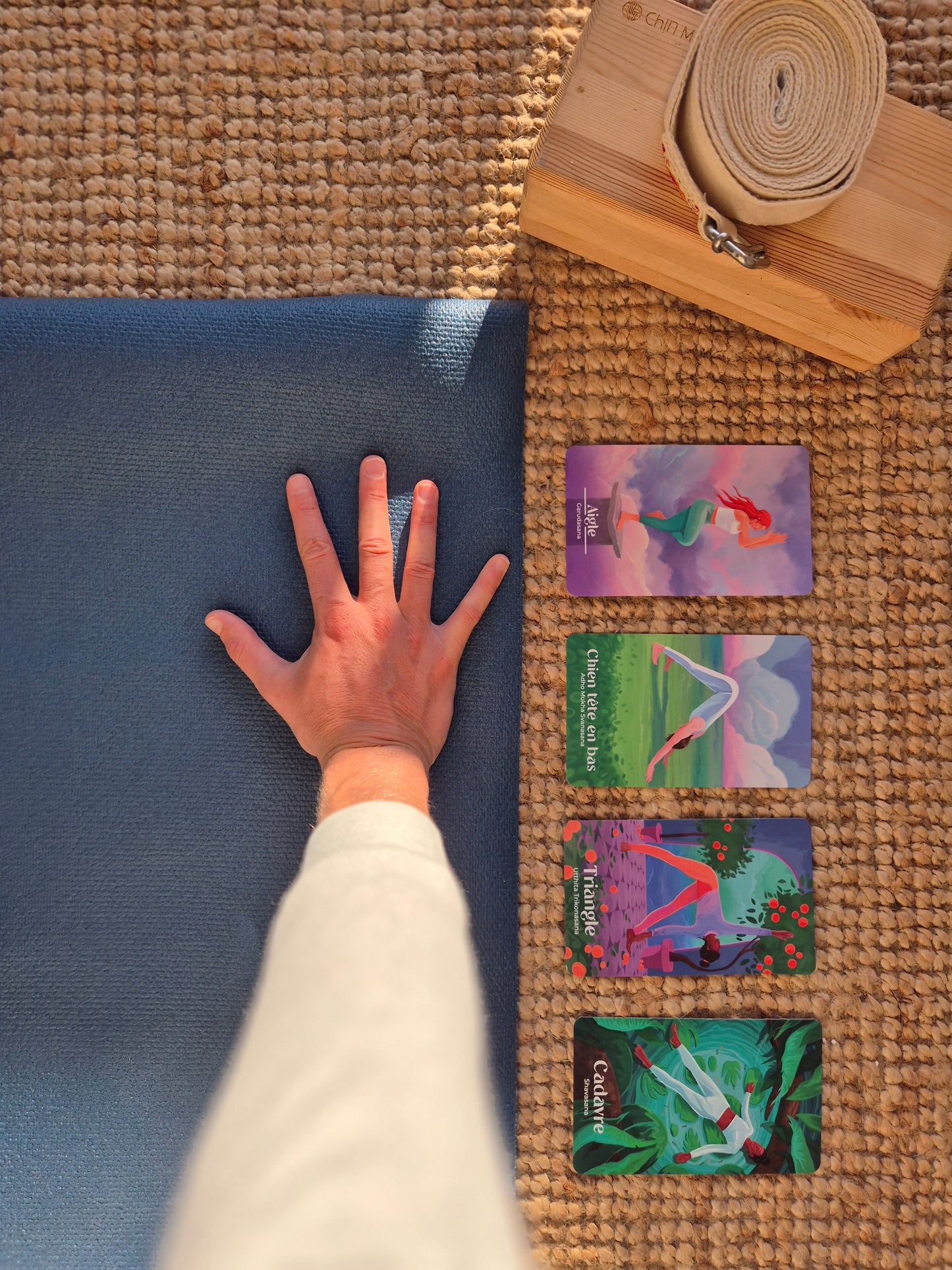 Jeu de 56 cartes de yoga - Hatha asana