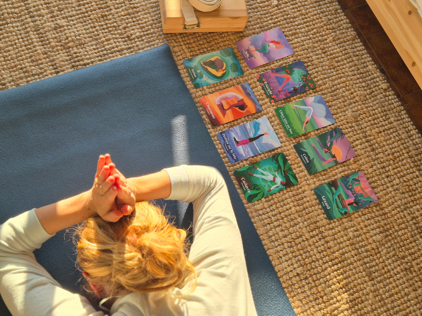 Jeu de 56 cartes de yoga - Hatha asana