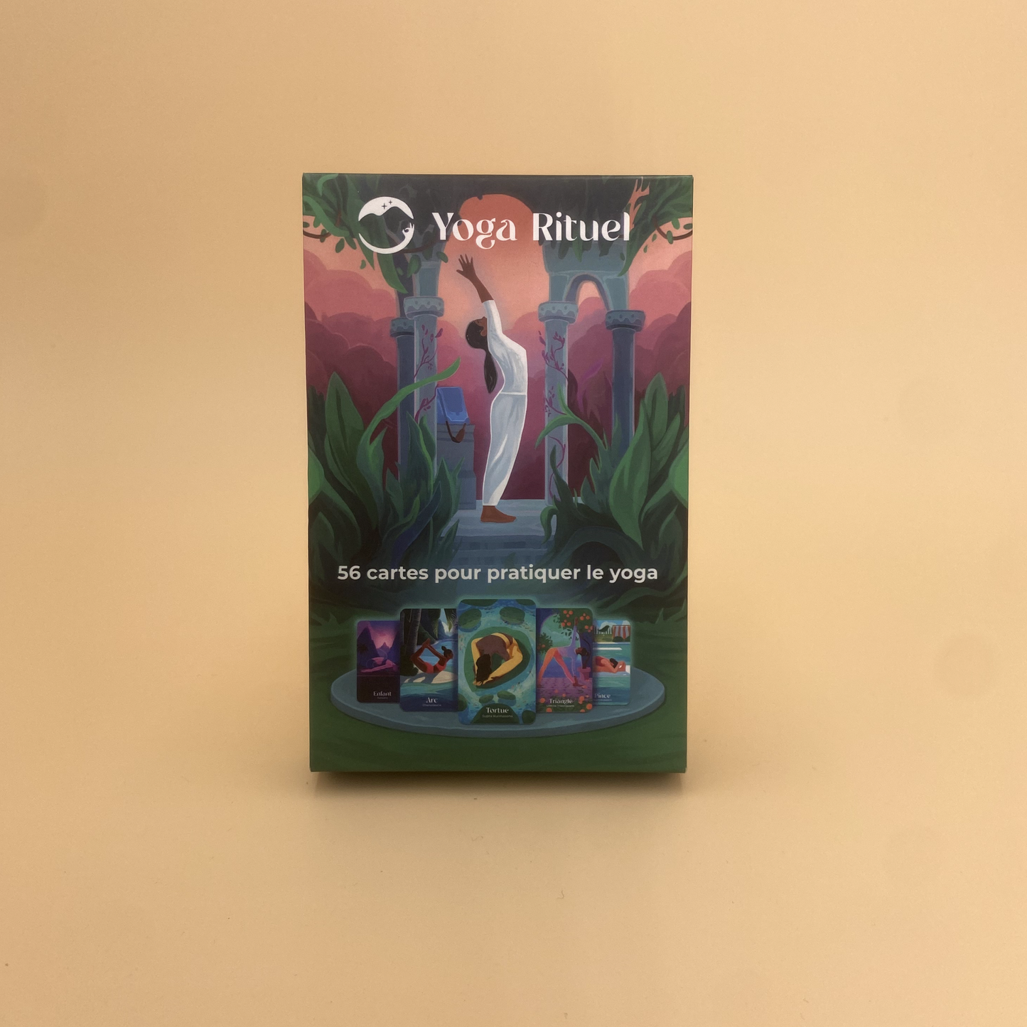 Jeu de 56 cartes de yoga - Hatha asana